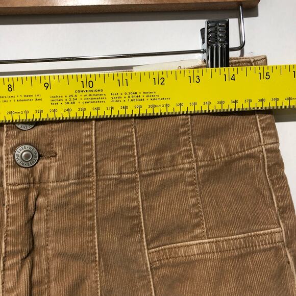 We The Free Womens Jayde High Rise Flare Corduroy Pants Brown Size 31 - Picture 2 of 8